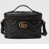 Replica Gucci GG Unisex Bee Star Leather Zip Around Wallet in Black Metal-Free Tanned Leather 15