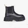 Replica Fendi Women Force Black Leather Chelsea Boots