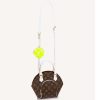 Replica Louis Vuitton Women Ellipse BB Handbag Brown Monogram Coated Canvas Cowhide Leather