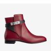 Replica Hermes Women Shoes Neo Ankle Boot-Maroon