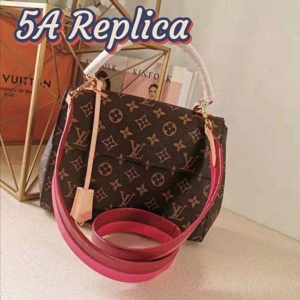 Replica Louis Vuitton LV Women Cluny BB Handbag in Monogram Canvas-Rose 3